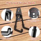 MKRUI 40-Pack Garage Hooks for Storage & Hanging Items, Save Space - Image 3