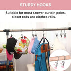 Boot Hangers for Closet, Hanging Clips Laundry Hooks Clothes Pins Closet Hanger Organizer Clamps Socks Towel Clips Heavy Duty Clothespins Bulk Hanger Clips for Closet Travel Pants Socks Handbags - Image 6