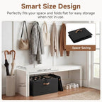 StorageWorks 24-Pair Large Shoe Organizer Box, Adjustable Dividers, Black - Image 4