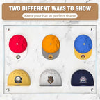 Niunuerga 22 Pack Hat Hooks for Wall, Strong Adhesive Hat Rack for Baseball Caps, Minimalist Hat Organizer Display for Home Decor, Hat Hold Hanger for Wall, Door, Closet, No Drilling (White) - Image 2