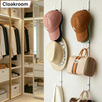Over Door Hat Organizer,2 Pack Baseball Hat Rack,Fits Doors 1 3/4" - Image 5