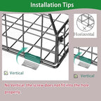 Jakyitvi 4 Pack Stackable Wire Baskets with Fixed Wooden Top, Vegetable Fruit Storage Bins for Onion Potato Snack, Pantry Baskets for Kitchen Cabinet Countertop, Pantry Organizers and Storage Rack - Image 5