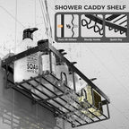 Shower Shelves, Adhesive Shower Caddy Storage Organizer 4-Pack - Image 4