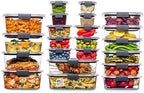 Rubbermaid Brilliance BPA Free 44-Piece Food Storage Containers Set Airtight Leak-Proof with Lids for Meal Prep Lunch and Leftovers by Unknown