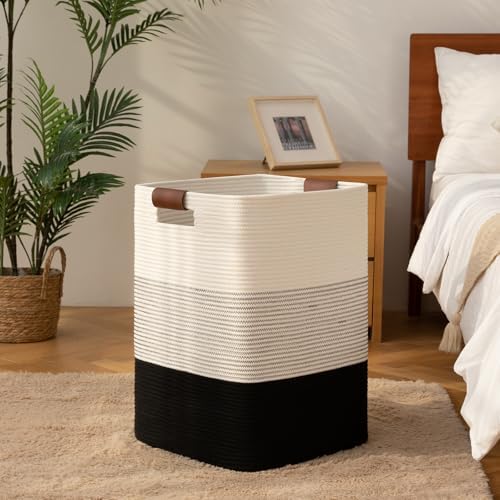Laundry Hamper 96L Extra Large Laundry Basket, Woven Blanket Basket - Image 7