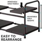 Simple Houseware Under Sink 2-Tier Heavy Duty Expandable Organizer, Bronze - Image 4