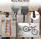 6 Pack 7.8 Inch Heavy Duty Garage Hooks, Ladders Storage Wall Mount Hanger - Image 3