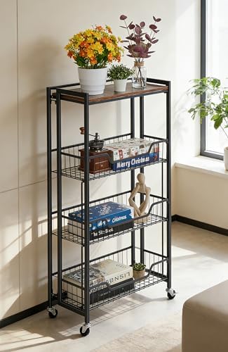 GarveeHome Large 4-Tier Foldable Kitchen Storage Shelf - Image 7