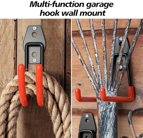 MKRUI 40-Pack Garage Hooks for Storage & Hanging Items, Save Space - Image 6