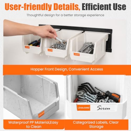 14pc Wall-Mounted Organizer V1 V2 V3 Master Combo Set White - Image 6