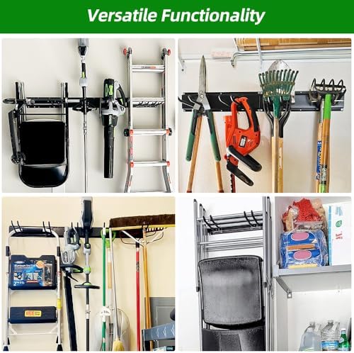 PIYILO Garage Wall Organizer, 48 inches Adjustable Garden Tool Organizer - Image 4