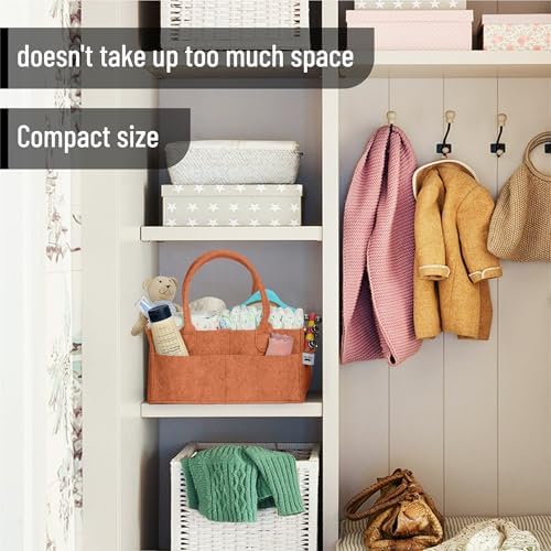 Mr. Pen- Baby Diaper Caddy Organizer, Rustic Warmth - Image 5