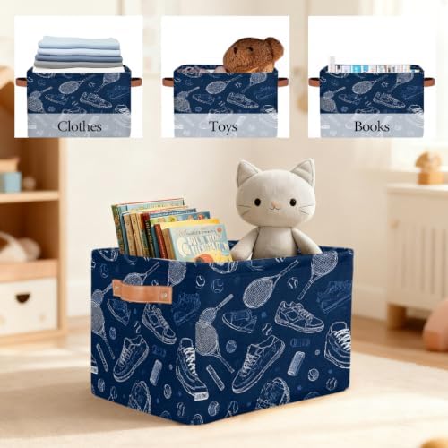 Tenni Storage Basket Toy Storage Bins Collapsible Cube Organizer - Image 7