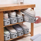 Neprock Shoe Slots Organizer for Closet, Shoe Storage Organizer Shoe Slots Organizer, Shoe Rack Organizer Space Saver Organizador De Zapatos for Closet Organization(36 Pack)(Grey) - Image 6