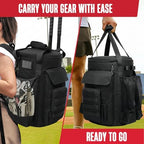 Baseball Bucket Bag, Softball Coaches Bags Fit 6 Gallon Bucket - Image 6