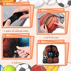 Woanger 6 Pcs 6 Pcs Extra Large Mesh Bag Bulk, 35 x 27 Inch Sports Ball Bag - Image 3