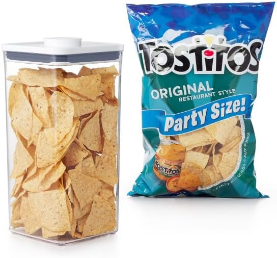OXO Good Grips POP Container - Airtight Food Storage - Big Square Tall 6.0 Qt Ideal for bulk snacks and cereal - Image 11