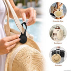 Magnetic Hat Clip for Travel on Bag, Hands-Free Hat Holder for Purse, Backpack, Tote or Luggage, Leather-Style Travel Accessory, Black, 1 Pack ﻿ - Image 5