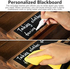 Rustic wall mail organizer,Key and Mail File Holder for Wall Mount - Image 5