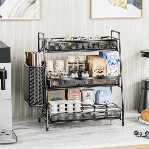EKNITEY Bathroom Countertop Organizer Shelf - 3 Tier Counter Spice Rack - Image 5