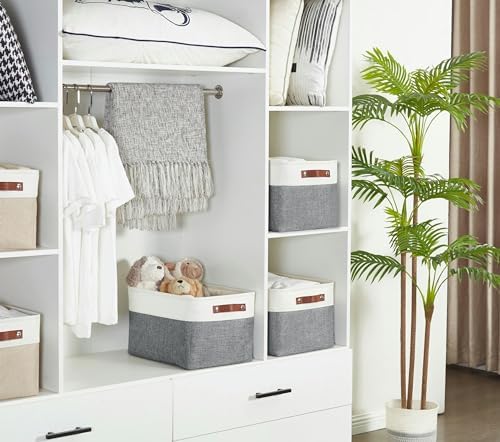 DECOMOMO Storage Bins, Extra Large Fabric Storage Baskets for Shelves 3Pack - Image 6