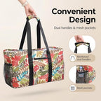 Extra Large Utility Tote Bag - Reusable Grocery Bags Foldable Heavy Duty - Image 5