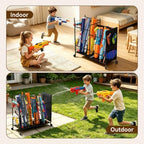 Mefirt Toy Gun Rack with Wheel, Heavy-Duty Steel Organizer for Nerf Blaster - Image 5