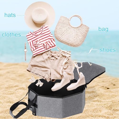 Hat Storage Box,Hat Boxes for Women Storage,Cowboy Hats Holder for Travel,Wide Brims Hat Carrier Case,Stuffed Animal Toy Organizer,Hat Box Closet Organizers and Storage,Hat Boxes for Men - Image 5
