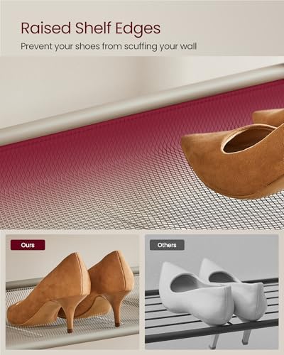 VASAGLE 5-Tier Shoe Rack, Adjustable, Freestanding - Image 4