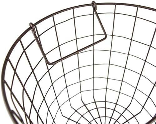DII Metal Wire Utility Storage Bin, Small Round, 12x12x10, Bronze - Image 2