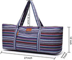 Large Yoga Mat Bag for Women & Men, Full-Zip Gym Bag with Yoga Mat Holder - Image 2