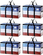 TAILI 6 Pack Clear Extra Large Moving Bags,Storage Bag with Visible Window by TAILI