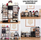 Mavivegue 9-Tier Metal Shoe Rack - Holds 50-55 Pairs, Tall Storage Shelf for Shoes, Boots, Entryway, Closet, Garage - Image 5
