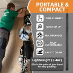 Hockey Hanger Portable Hanging Dryig Rack Hockey Gifts for Home and Outdoor Using in Ice Hockey Skating Football Camping Fishing 5 Hooks (Black-10hooks) - Image 4