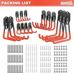 TORACK 15 PCS Garage Storage System Hooks, Shelving Hooks - Image 5