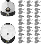 Niunuerga 36 Pack Adhesive Hat Hooks for Wall, Super Strong Hat Rack for Baseball Caps, Minimalist Hat Organizer Display for Home Decor, Hat Hangers Holder for Wall, Door, Closet, No Drilling (Gray) by Niunuerga