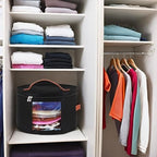 Hat Boxes for Women Storage 16.93" D*10.24" H Caps Carrier Case Organizer - Image 2