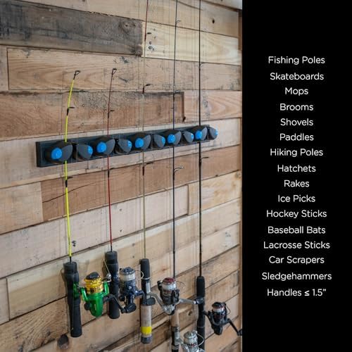 Gravity Grabber Mini – Compact Wall Rack for Tools & Sports Gear | Secure, Non-Slip Storage | Fits Handles up to 1.5 in | Garage Organization | Tool Storage Rack | Sports Equipment Organizer | 3 Pck - Image 4