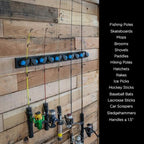 Gravity Grabber Mini – Compact Wall Rack for Tools & Sports Gear | Secure, Non-Slip Storage | Fits Handles up to 1.5 in | Garage Organization | Tool Storage Rack | Sports Equipment Organizer | 2 Pck - Image 4