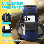Nuovoware Water Bottle Carrier Bag, 25oz/32oz, Navy blue - Image 2