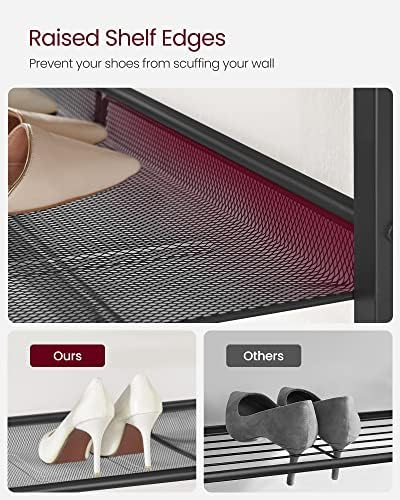 VASAGLE 4-Tier Shoe Rack, Adjustable, Freestanding - Image 7
