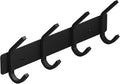 VAEHOLD Wall Hooks, Heavy Duty Aluminum Towel Hooks for Hanging Coat, Hat, Key, Clothes, Closet Hook Wall Mount for Kitchen, Bathroom, Office (“C“ Shape Coat 4 Hooks 1 Pack) by VAEHOLD