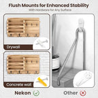 Nekon Mail Holder for Wall, 16.8 Inch Mail Organizer, Wood - Image 5