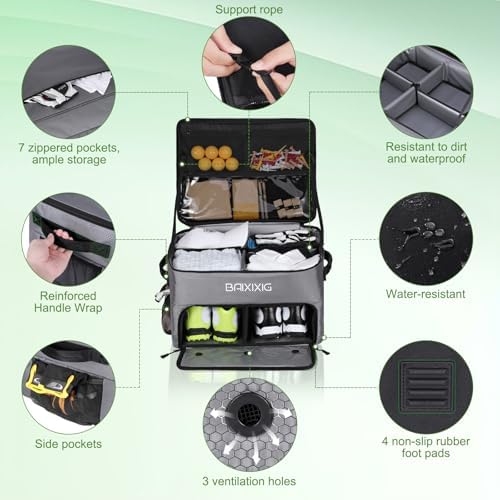 Golf Trunk Organizer, 2-Layer Storage with Golf Accessories - Image 3