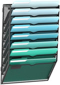 8-Tier Wall File Organizer, Hanging File Holder, Wall Mounted Mail Sorter by SUPEASY
