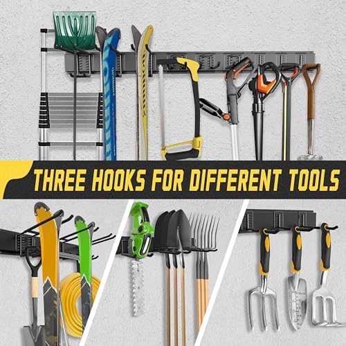 klasit Garage Wall Organizer,15Pack Carries 675 lbs,Garden Tool Organizer - Image 6