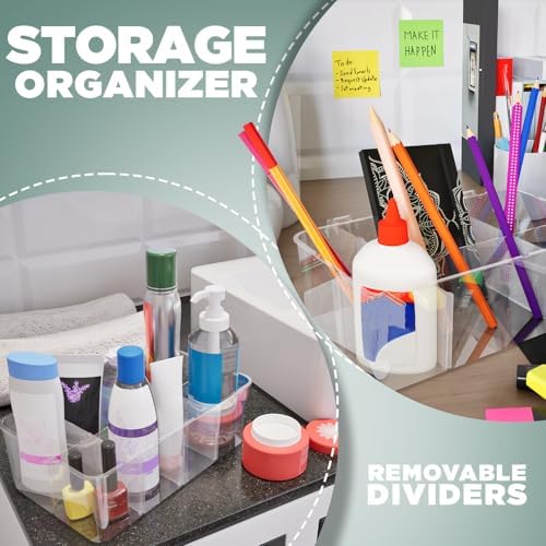 Utopia Home Tea Bag Organizer with Lids, Stackable Tea Box, 1 Pack, Clear - Image 6