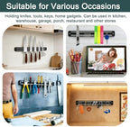 Magnetic Knife Strips,Magnetic Knife/Tool Holder for Wall/Refrigerator - Image 7