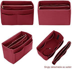 ZTUJO Purse Organizer Insert, Felt Bag Organizer with Metal Zipper, Handbag & Tote Shaper, For Speedy Neverfull Tote, 7 Sizes - Image 3