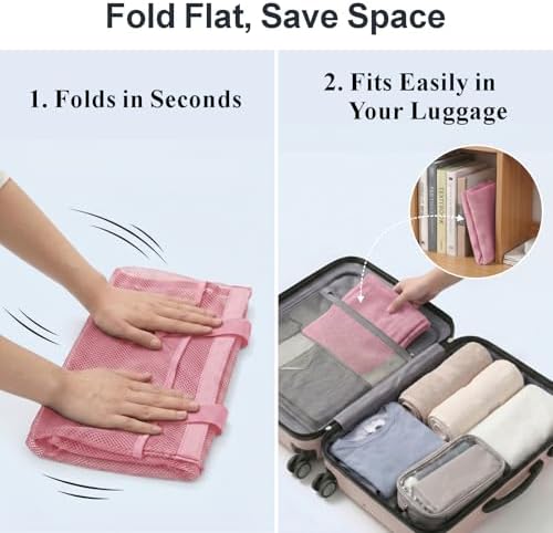 Mesh Shower Caddy Portable - 8 Pockets, S-Hook, Shower Bag for Dorm Camping - Image 5